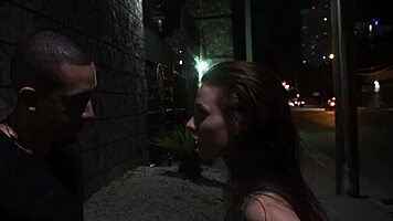 Ever seen a stranded teen riding and blowing cock?