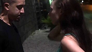 Ever seen a stranded teen riding and blowing cock?