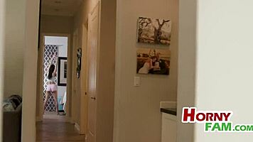 Lady Keeps Door Open for Stepdaughter