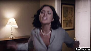 annoyed milf wife dives into cheating threesome fun