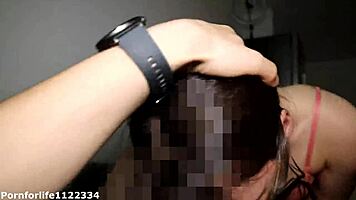 i came twice from her sloppy deepthroat blowjob