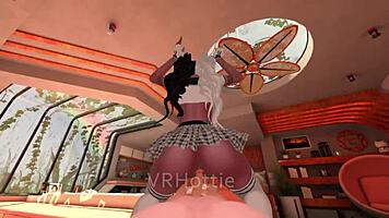 pov ebony teen gives intense ass job lap dance