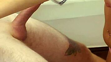 Girlfriend Delivers Amazing Blowjob with Big Tits and Perky Nipples