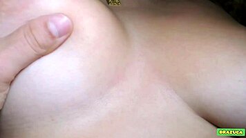 FUCKING the hot college babe in the POOL without condom!