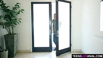 Wow, cutie takes big cock anal fuck!
