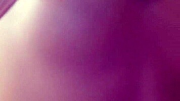 Amateur snow bunny in restrooms with big black cock