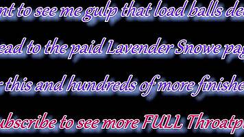 Goth Witch with Black Lipstick Deepthroats Cock for Ritual Sperm