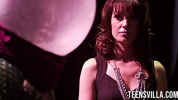 In Spidermen XXX 2, Giovanni Francesco and Sarah Shevon engage in POV blowjob action