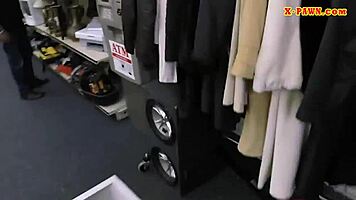 Watch skinny blonde get railed by pawn guy