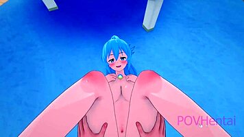 Konosuba Aqua Gets Used In 3D Hentai Parody