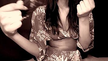 half black japanese girl gets juicy pussy creampie 😍