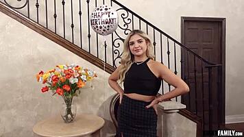 Yo, my kinky stepdaughter Carter Cavelli is licking and banging like crazy! 😜