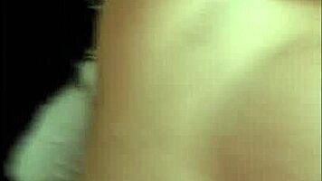 Husband joins wife masturbating in bedroom for intense fucking.