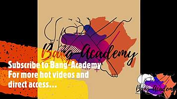 Bang Academy brings wild jungle action. Ever tried a big black cock in nature's group fun?