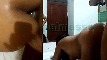 Babe Gives Ass First Time in Homemade Anal Sex.