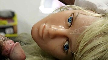 Petite Blonde Rims BBC And Gets Hard Face Fucking Cum Blast