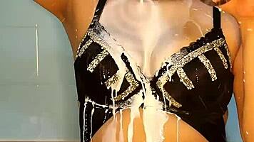 Blue Changed His Cock For A Big Dildo And Swallows It All