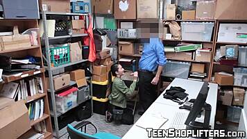 why is jade noir spreading her legs at work?