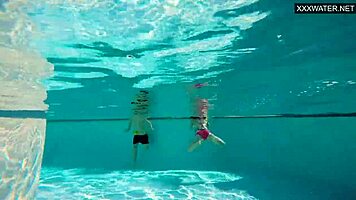 Group sex underwater with Eva Sasalka hides public orgy secrets