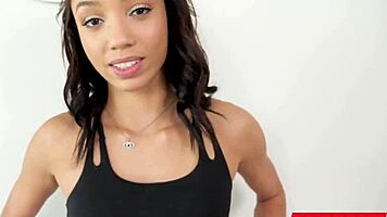 Fit And Skinny Light Skin Black Girl Alexis Tae Casting