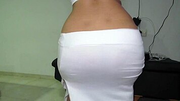 Feeling excited as stranger rips my clothes in this fantasy with big natural tits.