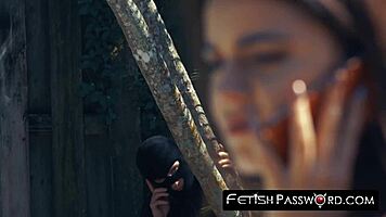 Nubile teen Kylie Quinn gets facialized after being dominated by a big cock in bdsm play