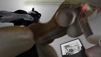 Unplanned furry yiff turns into hardcore 3d cowgirl and doggystyle banging