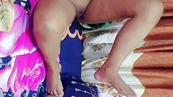 Rumpa Akter and Martix Chemo Soldier in Wild Bangali Interracial College Sex Scene