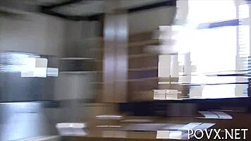 I seduced petite teen Brynn Tyler into giving me a blowjob, then fucked her pussy hard in POV, it was rough and intense