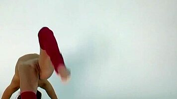 Hot Gymnast Anna Ocean Stretches Naked with Small 18+ Tits and Brunette Charm