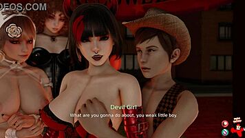 Watch teen rip clothes in Halloween cosplay for blowjob and creampie!