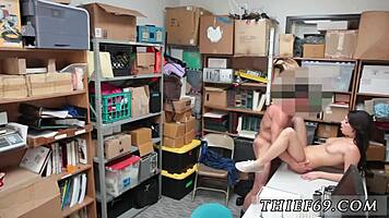 caught arab teen stealing money at office for blowjob