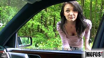 Belle Claire, stranded teen, ready for hardcore action?