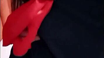 Is petite latina teen 18+ recording her sexy body with big ass and tight pussy?