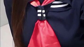 Is petite latina teen 18+ recording her sexy body with big ass and tight pussy?