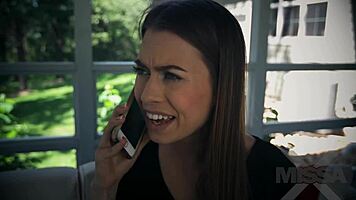 Missax Wrong Way Pt 1: Brunette Young Teen Deepthroats Monster Cock Bent Over