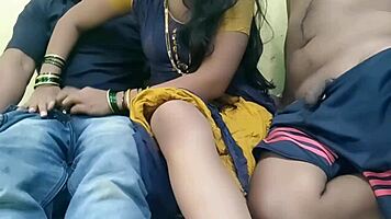 Wow, my village wife got drilled by her ex right in front of hubby!