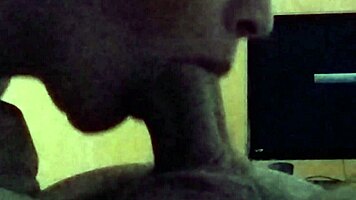 Japanese teen sucks brother's dick and swallows
