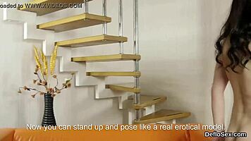 Wow, this intriguing chick works her wet slit till she climaxes! 😍