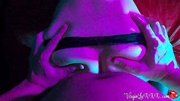 teen sucking and fucking in disco club 😍