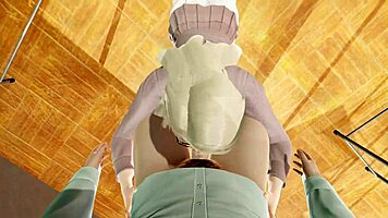 young hentai girl with cursed bra drilled hard in 3d uni