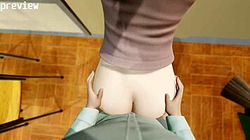 young hentai girl with cursed bra drilled hard in 3d uni