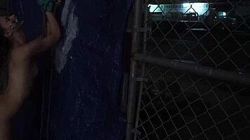 slave girl gets punished with rough anal bondage after blowjob