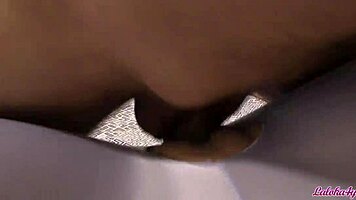 Babe in glasses rides dick after yoga, then blowjob for creampie