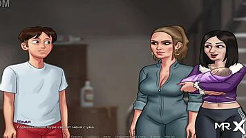 Summertimesaga - milf gives stress relief handjob in episode 4.75 😌