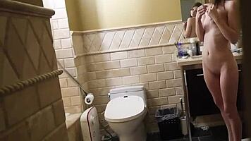 Small Teen Sucks Stepbro's Cock and Gets Fucked