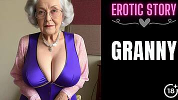 Shy granny transforms into wild sex bomb