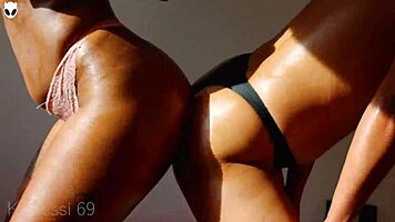 i watch hot oiled ebony lesbians humping their big asses