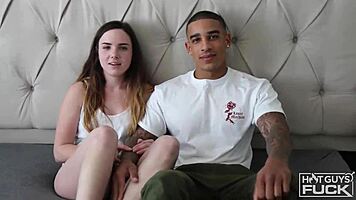 amazing couple enjoys hot teen sex with facial