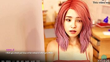 Getting to know Vicky in AOA Academy roleplay 😊